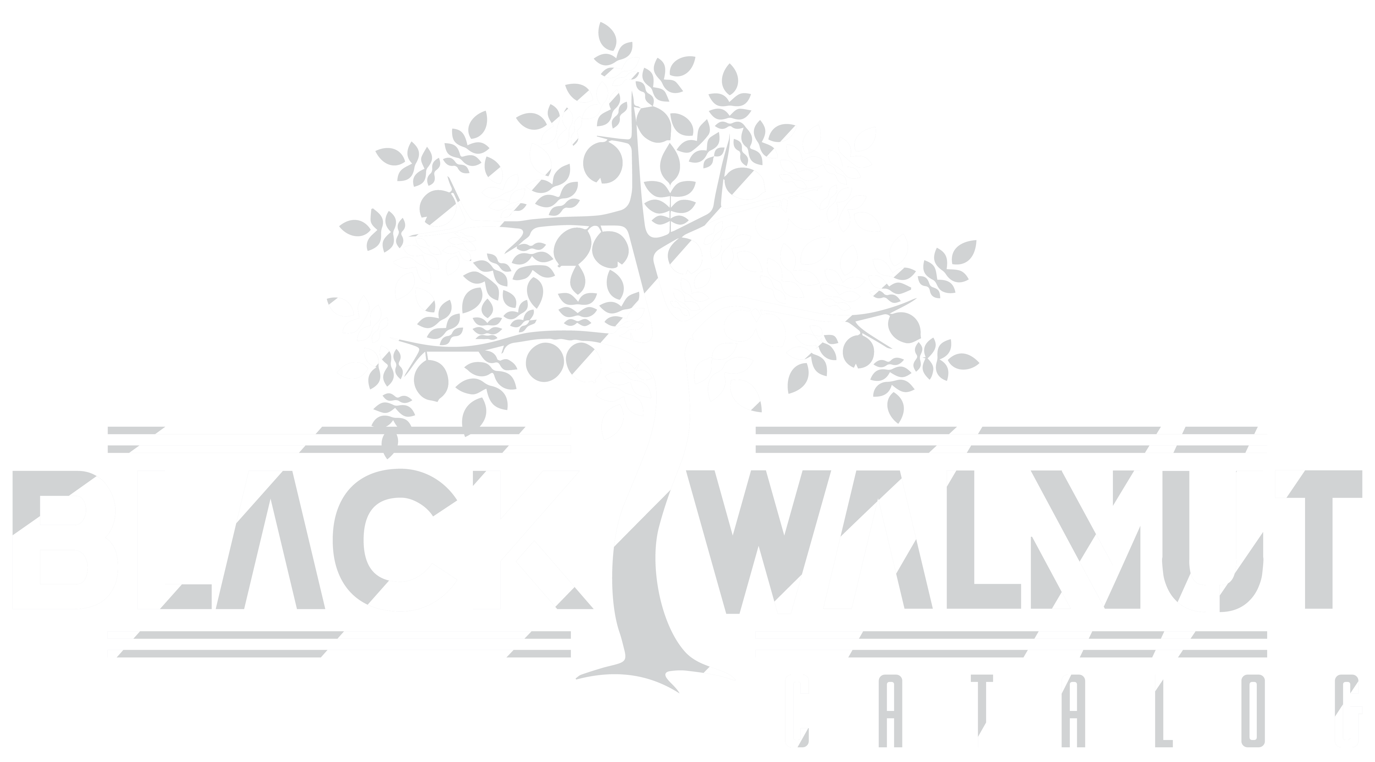 black walnut catalog logo white